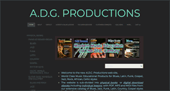Desktop Screenshot of adgproductions.com